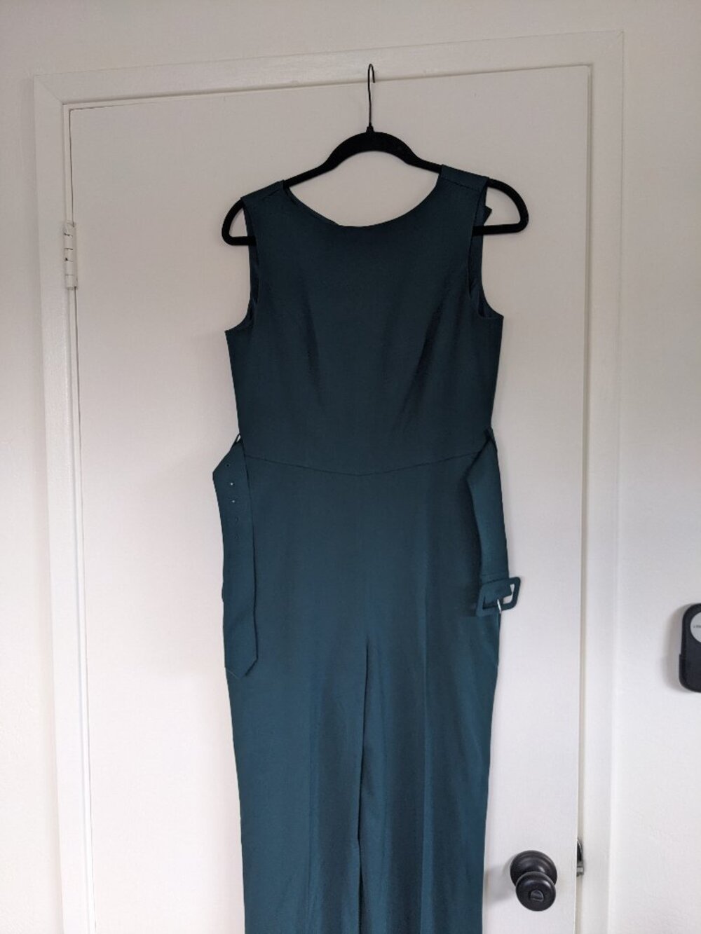 RW&Co Green Jumpsuit with Belt Size 4